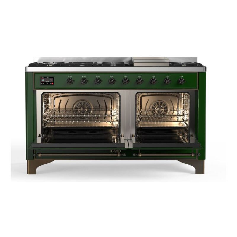 ILVE_UM15FDQNS3EGB_Majestic_II_60_Dual_Fuel_Range_Front_View