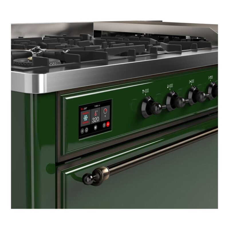 ILVE_UM15FDQNS3EGB_Majestic_II_60"_Dual_Fuel_Range_Top_Angle