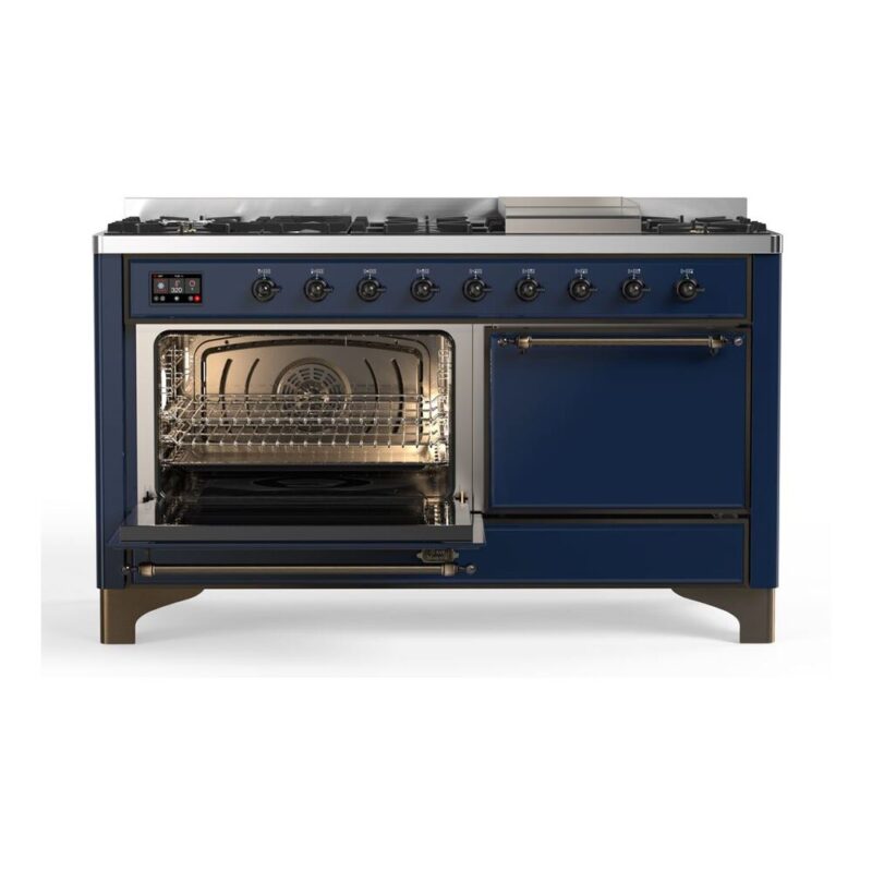 ILVE_UM15FDQNS3MBB_Majestic_II_60_Dual_Fuel_Range_Left_Angle
