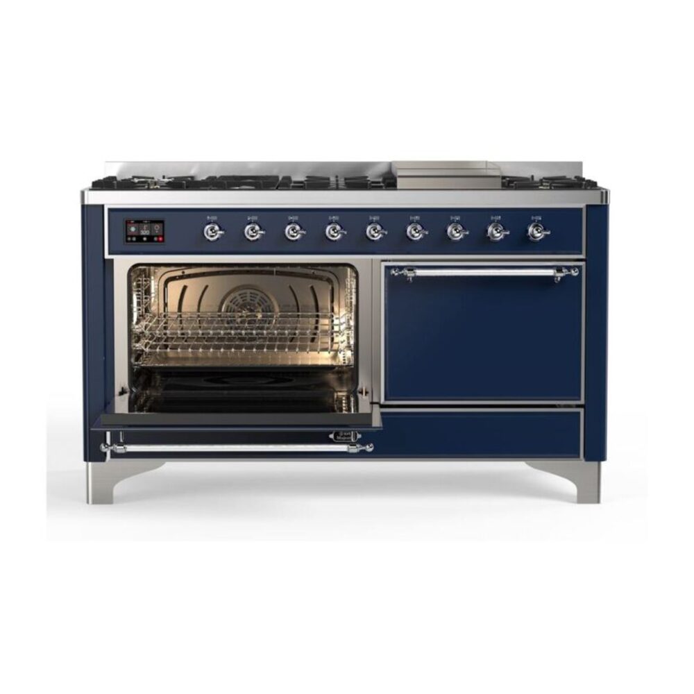 ILVE_UM15FDQNS3MBC_Majestic_II_60_Dual_Fuel_Range_Left_Angle