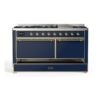 ILVE UM15F Majestic II 60 inch Dual Fuel Range with 9 Burners, Griddle