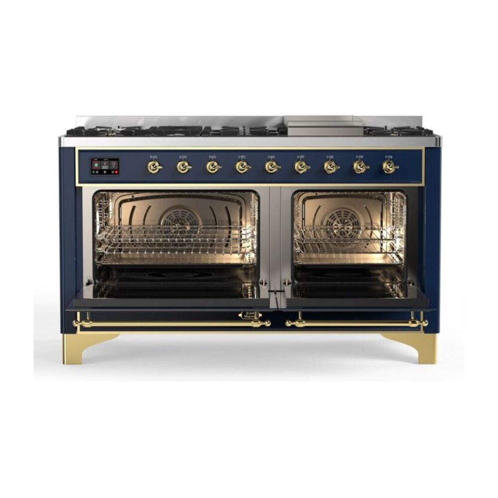 ILVE_UM15FDQNS3MBG_Majestic_II_60_Dual_Fuel_Range_Front_View