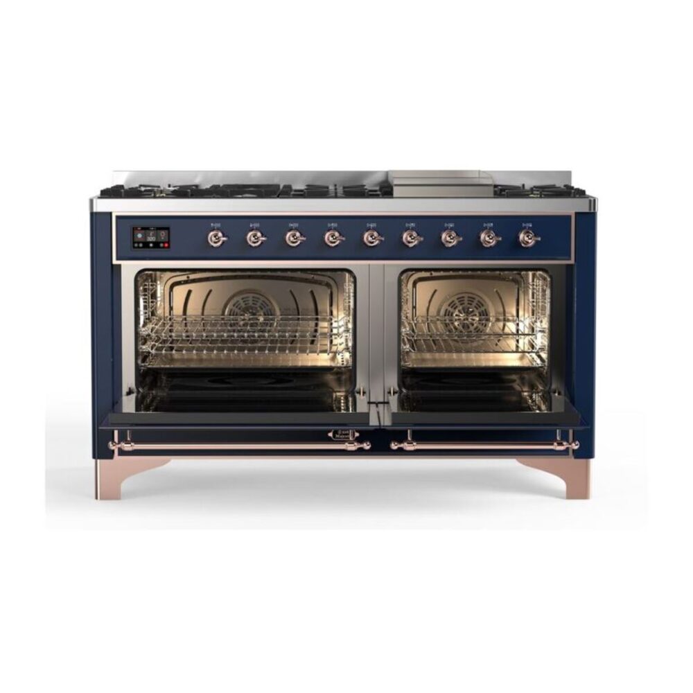 ILVE_UM15FDQNS3MBP_Majestic_II_60"_Dual_Fuel_Range_Front_View