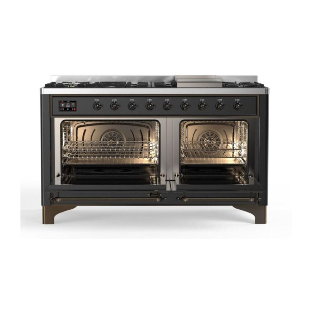 ILVE_UM15FDQNS3MGB_Majestic_II_60_Dual_Fuel_Range_Front_View