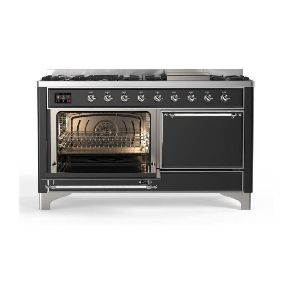 ILVE_UM15FDQNS3MGC_Majestic_II_60_Dual_Fuel_Range_Left_Angle
