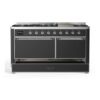 ILVE UM15F Majestic II 60 inch Dual Fuel Range with 9 Burners, Griddle