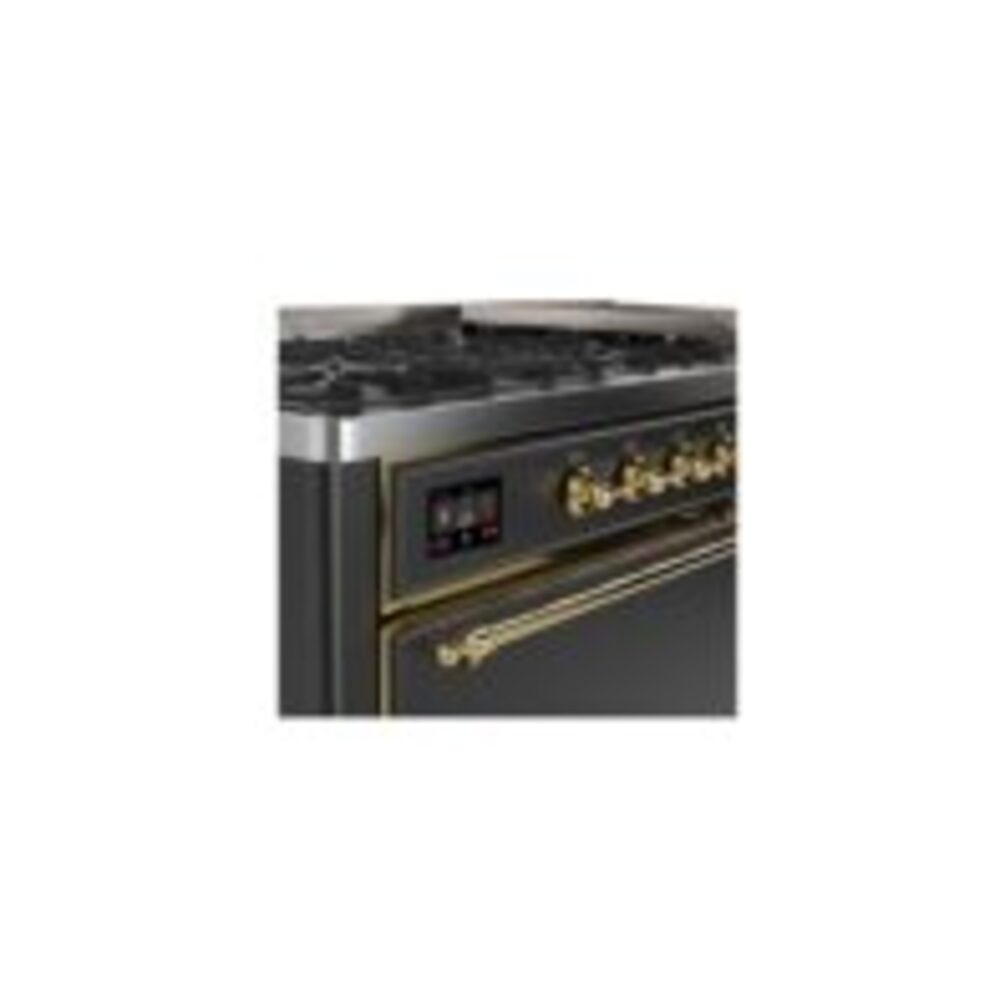 ILVE_UM15FDQNS3MGGLP_Majestic_II_60"_Dual_Fuel_Range_Top_Angle