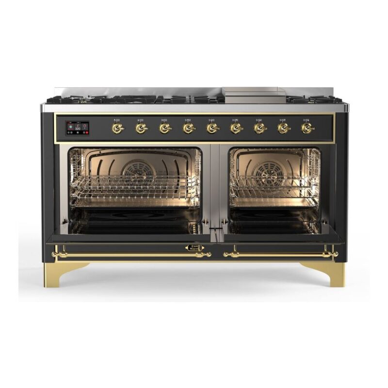ILVE_UM15FDQNS3MGG_Majestic_II_60_Dual_Fuel_Range_Front_View