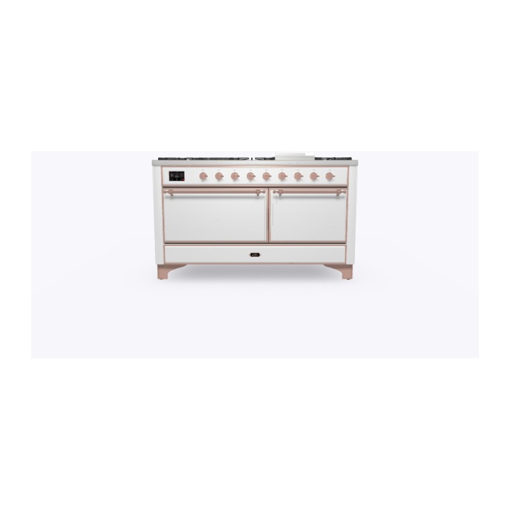 ILVE_UM15FDQNS3RAPLP_Majestic_II_60"_Dual_Fuel_Range_Front_View