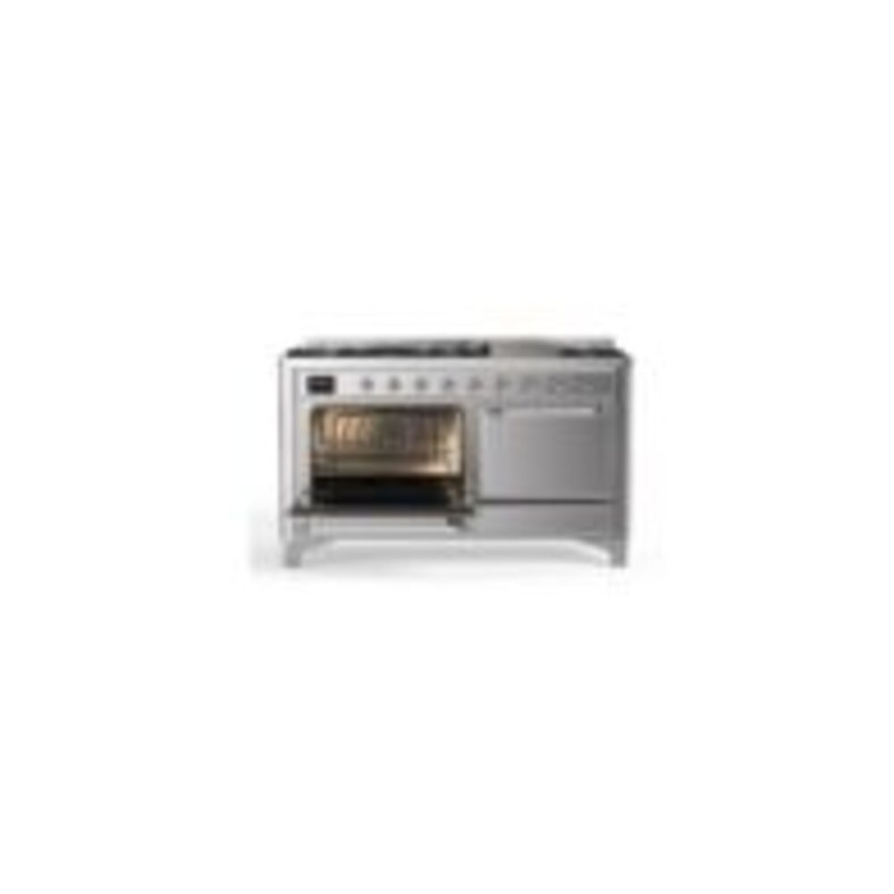 ILVE_UM15FDQNS3SSCLP_Majestic_II_60"_Dual_Fuel_Range_Left_Angle