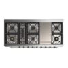ILVE UM15F Majestic II 60 inch Dual Fuel Range with 9 Burners, Griddle