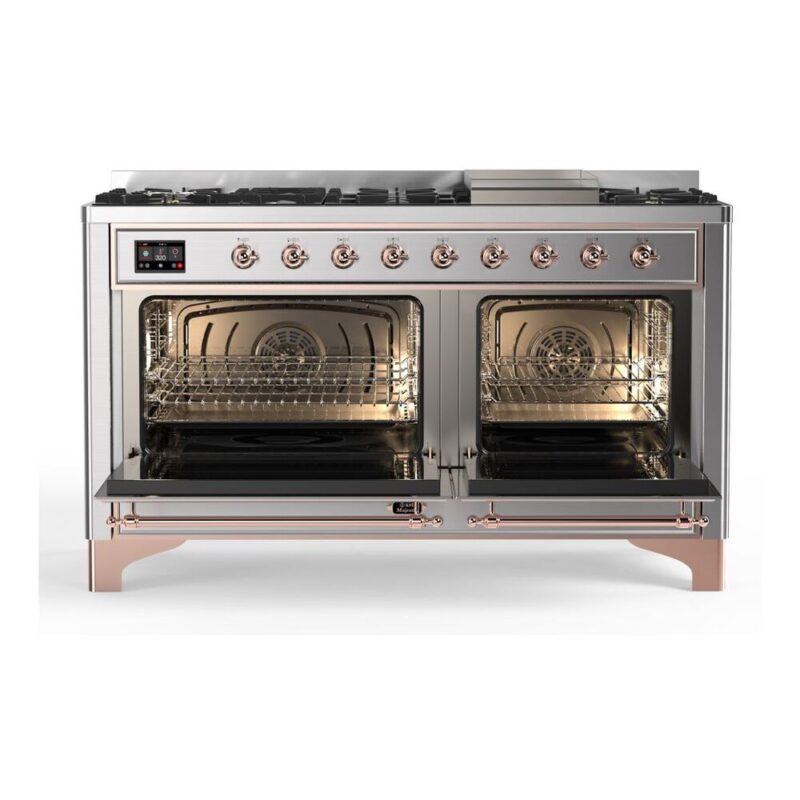 ILVE_UM15FDQNS3SSP_Majestic_II_60_Dual_Fuel_Range_Front_View