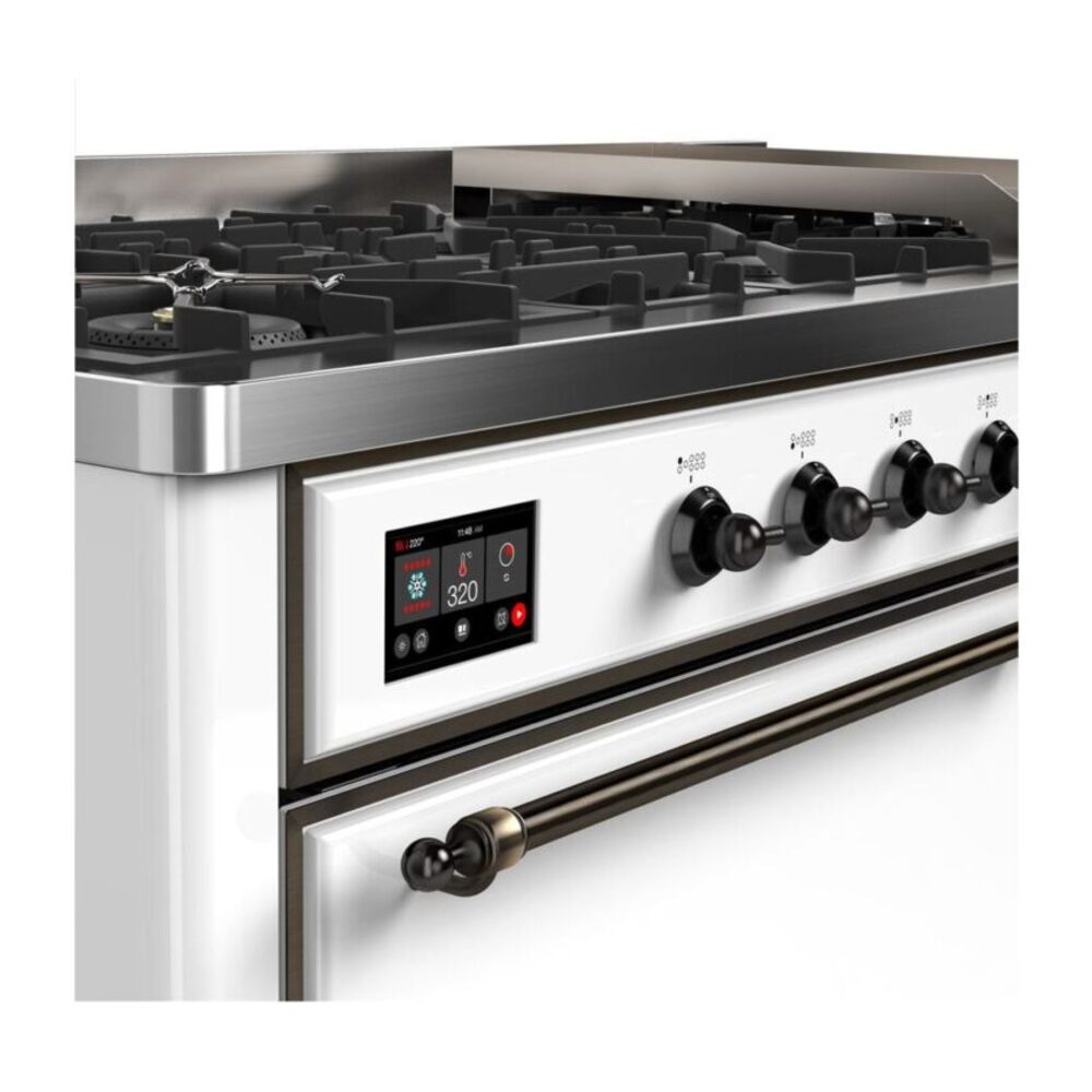 ILVE_UM15FDQNS3WHB_Majestic_II_60_Dual_Fuel_Range_Top_Angle