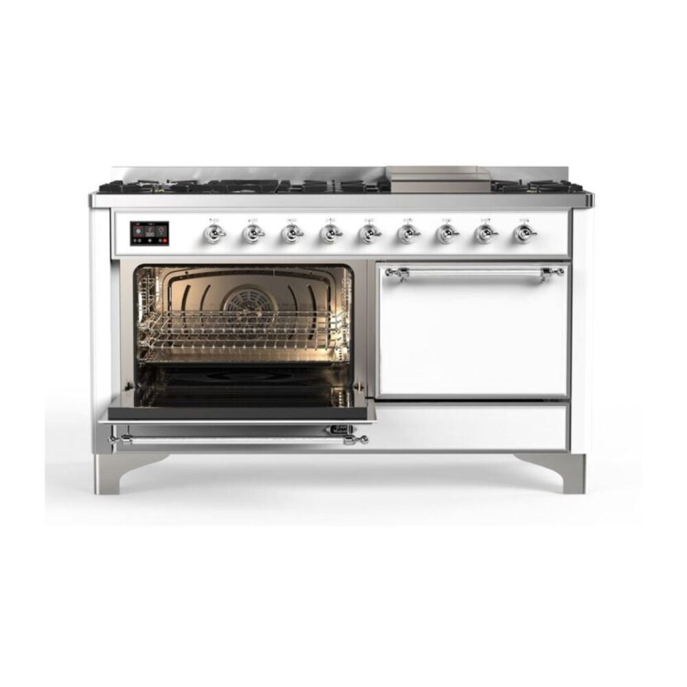 ILVE_UM15FDQNS3WHC_Majestic_II_60_Dual_Fuel_Range_Left_Angle
