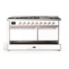ILVE UM15F Majestic II 60 inch Dual Fuel Range with 9 Burners, Griddle