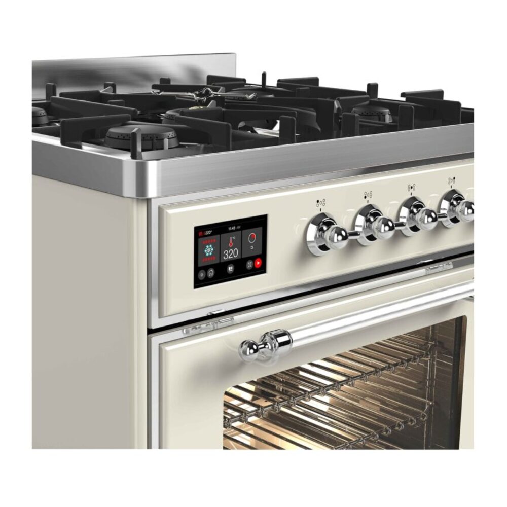 ILVE UM30D Majestic II 30 inch Dual Fuel Range with 5 Burners
