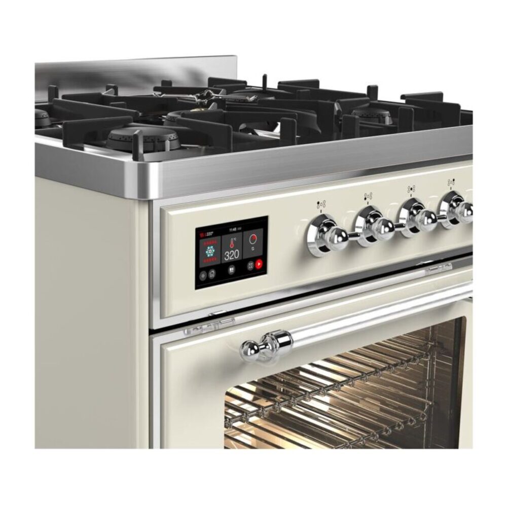 ILVE UM30D Majestic II 30 inch Dual Fuel Range with 5 Burners