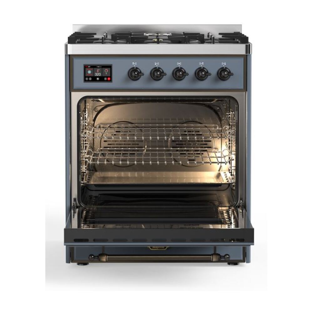 ILVE UM30D Majestic II 30 inch Dual Fuel Range with 5 Burners