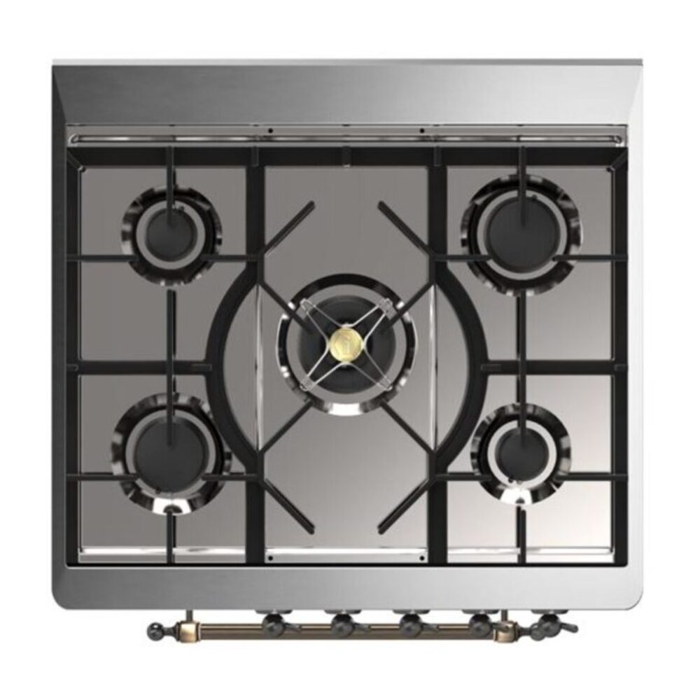 ILVE_UM30DNE3BGB_Majestic_II_30_Dual_Fuel_Range_Top_Angle