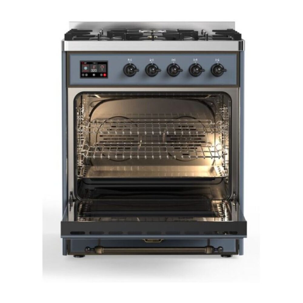 ILVE UM30D Majestic II 30 inch Dual Fuel Range with 5 Burners
