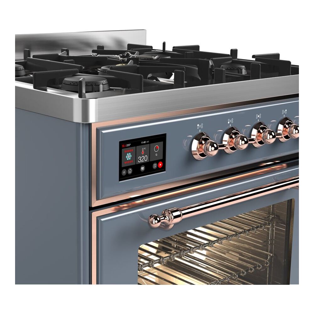 ILVE_UM30DNE3BGPLP_Majestic_II_30"_Dual_Fuel_Range_front