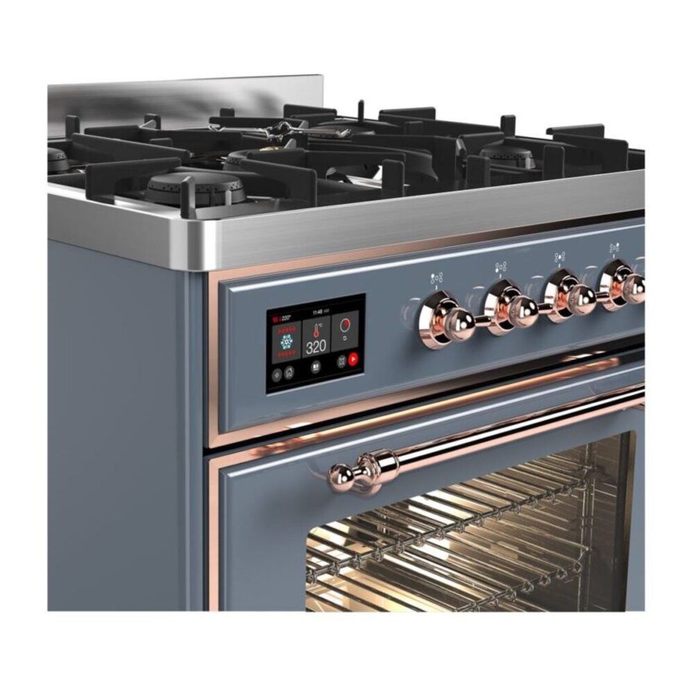 ILVE_UM30DNE3BGPLP_Majestic_II_30"_Dual_Fuel_Range_front