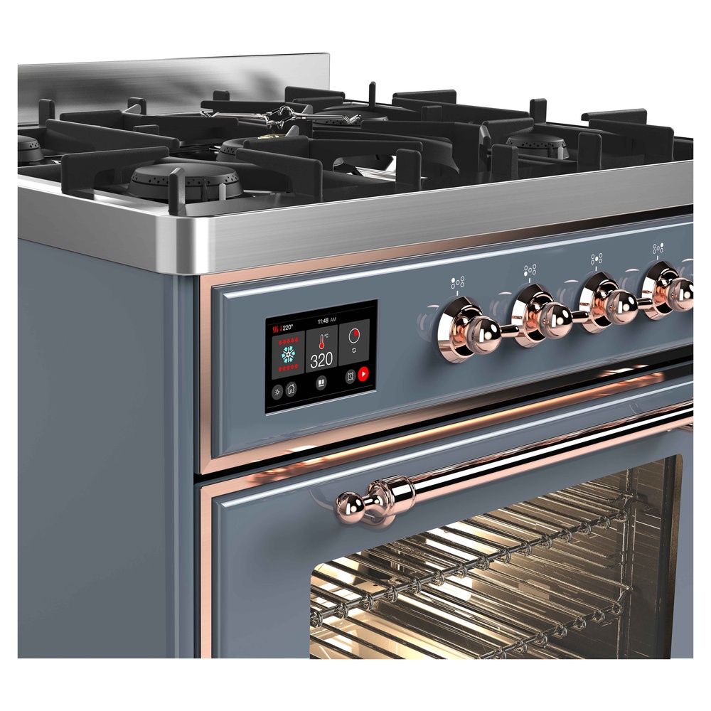 ILVE_UM30DNE3BGP_Majestic_II_30"_Dual_Fuel_Range_front