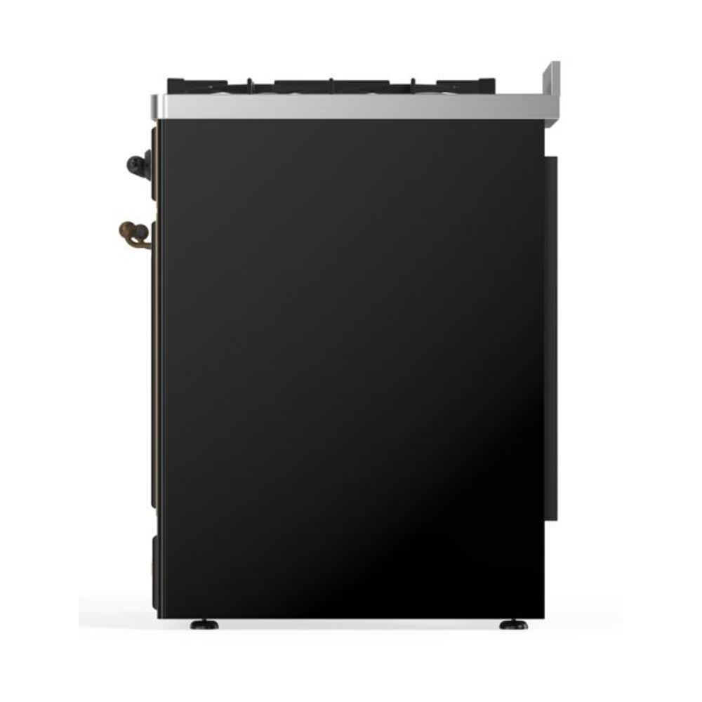 ILVE_UM30DNE3BKB_Majestic_II_30_Dual_Fuel_Range_Left_Angle