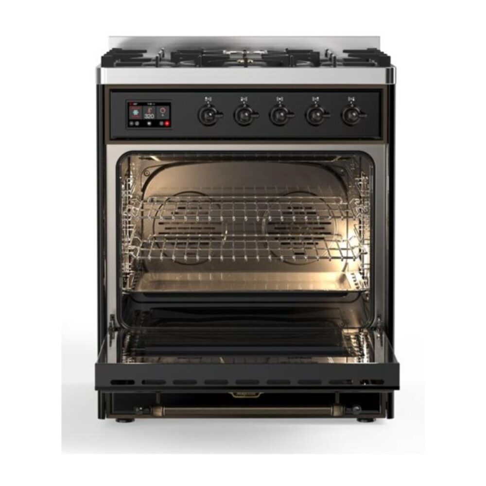 ILVE UM30D Majestic II 30 inch Dual Fuel Range with 5 Burners