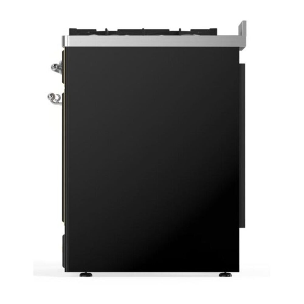 ILVE_UM30DNE3BKCLP_Majestic_II_30"_Dual_Fuel_Range_Left_Angle