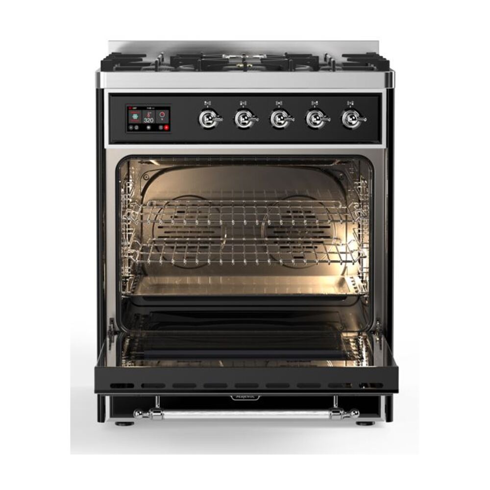 ILVE UM30D Majestic II 30 inch Dual Fuel Range with 5 Burners