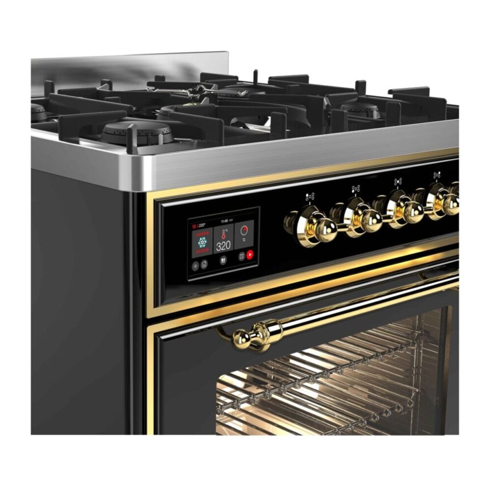 ILVE UM30D Majestic II 30 inch Dual Fuel Range with 5 Burners