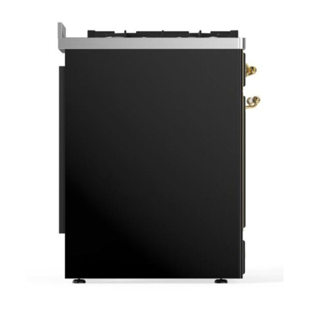 ILVE_UM30DNE3BKGLP_Majestic_II_30"_Dual_Fuel_Range_left_side