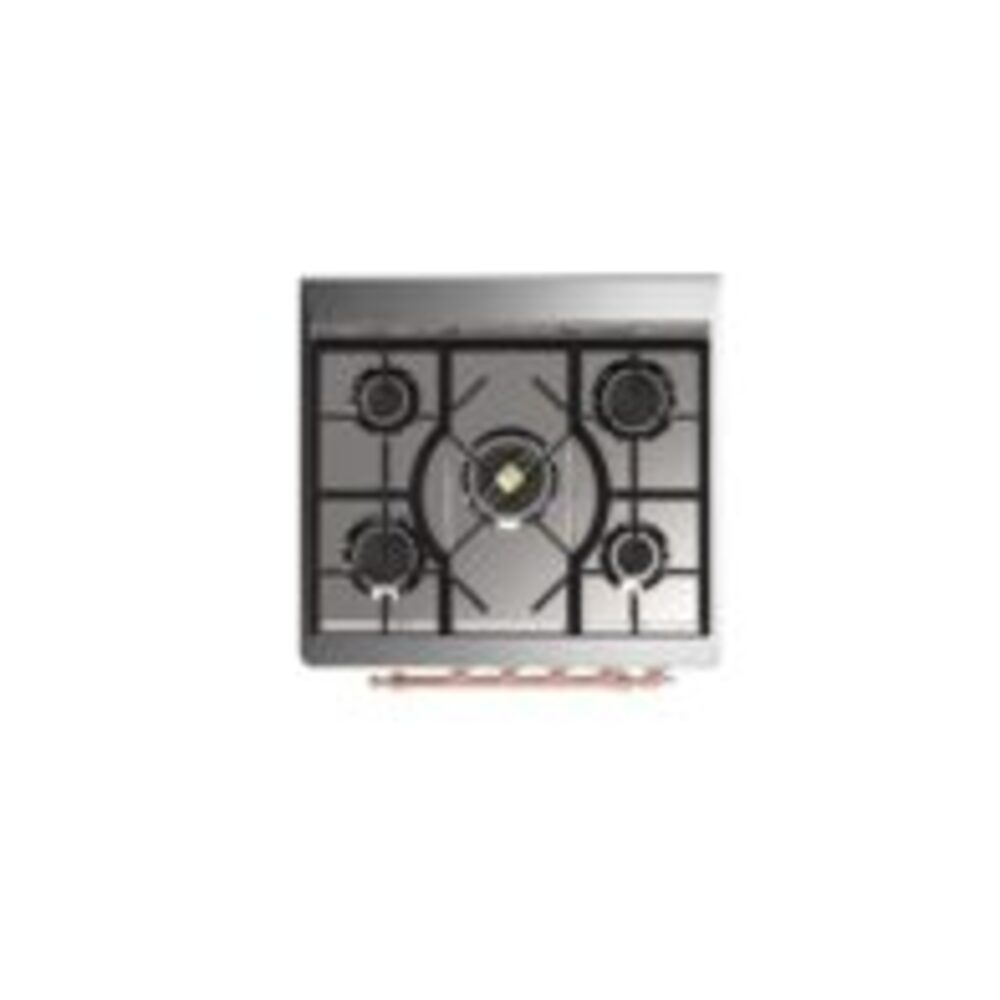 ILVE_UM30DNE3BKPLP_Majestic_II_30"_Dual_Fuel_Range_Top_Angle