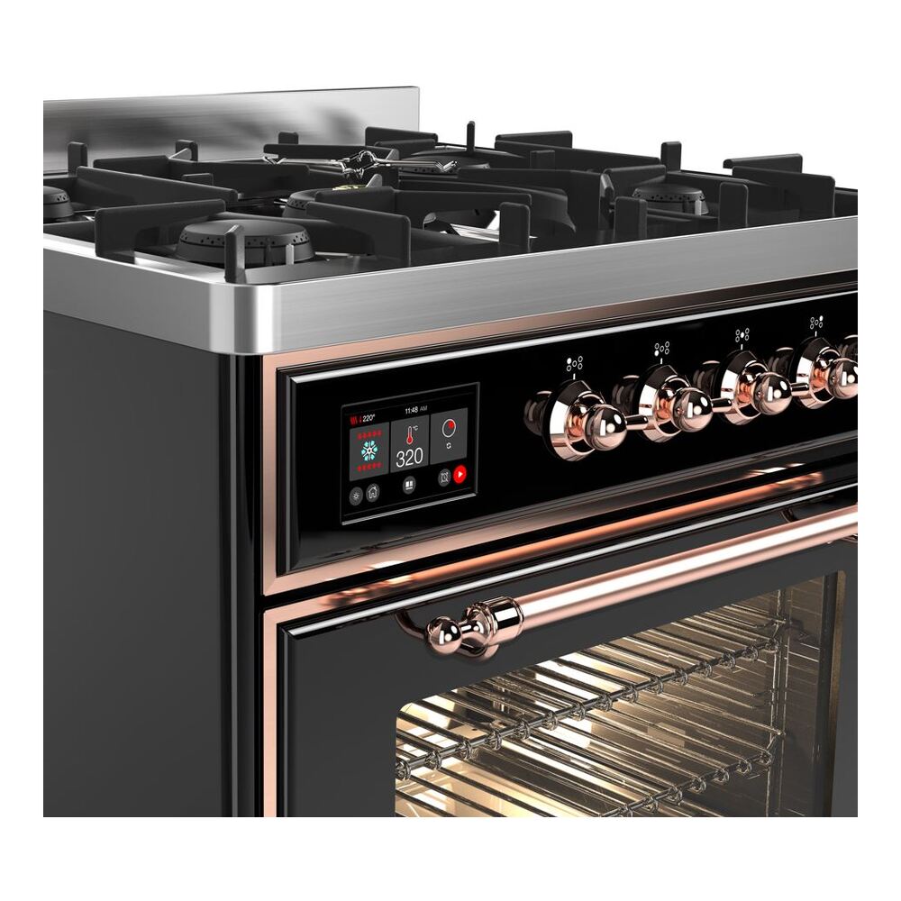 ILVE UM30D Majestic II 30 inch Dual Fuel Range with 5 Burners