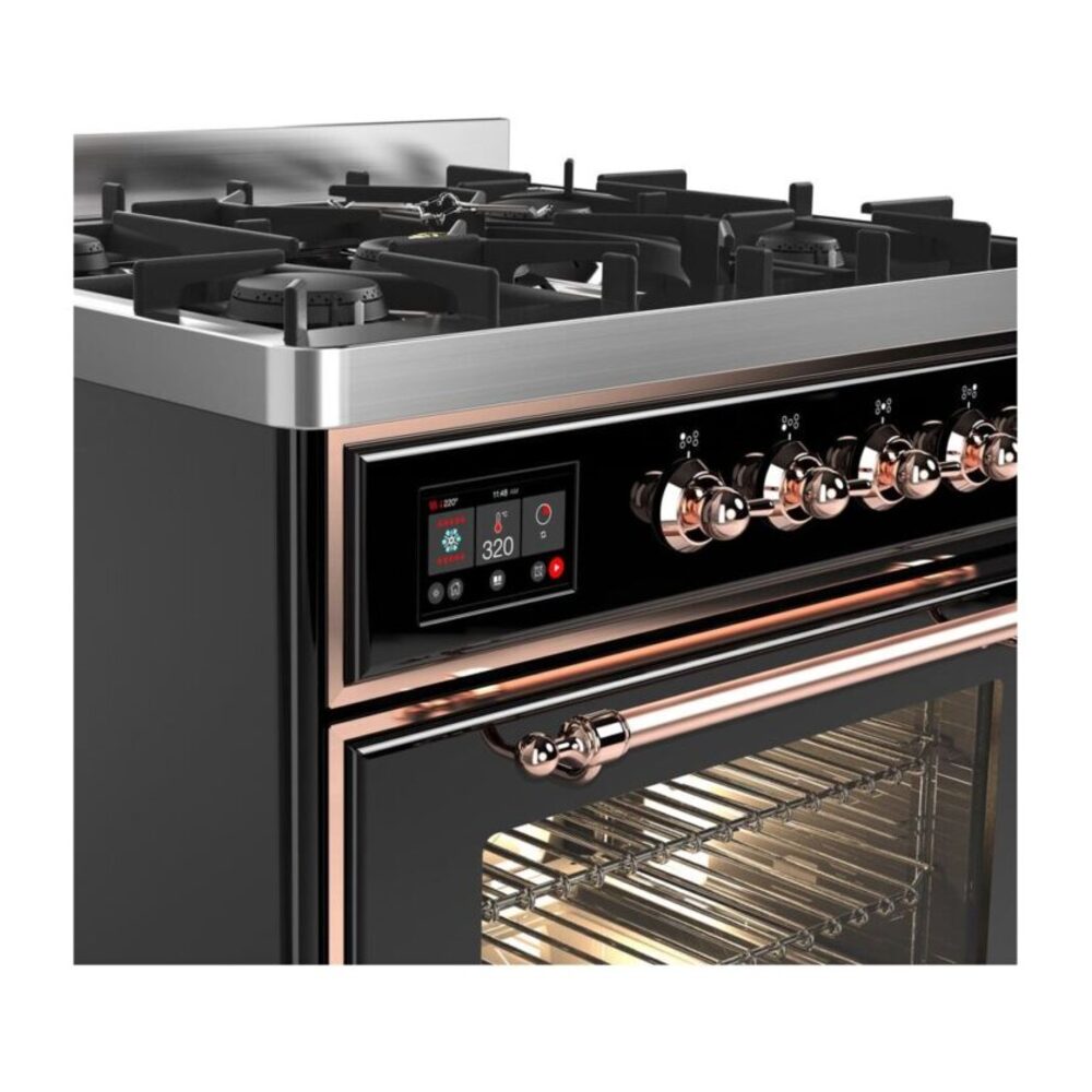 ILVE UM30D Majestic II 30 inch Dual Fuel Range with 5 Burners