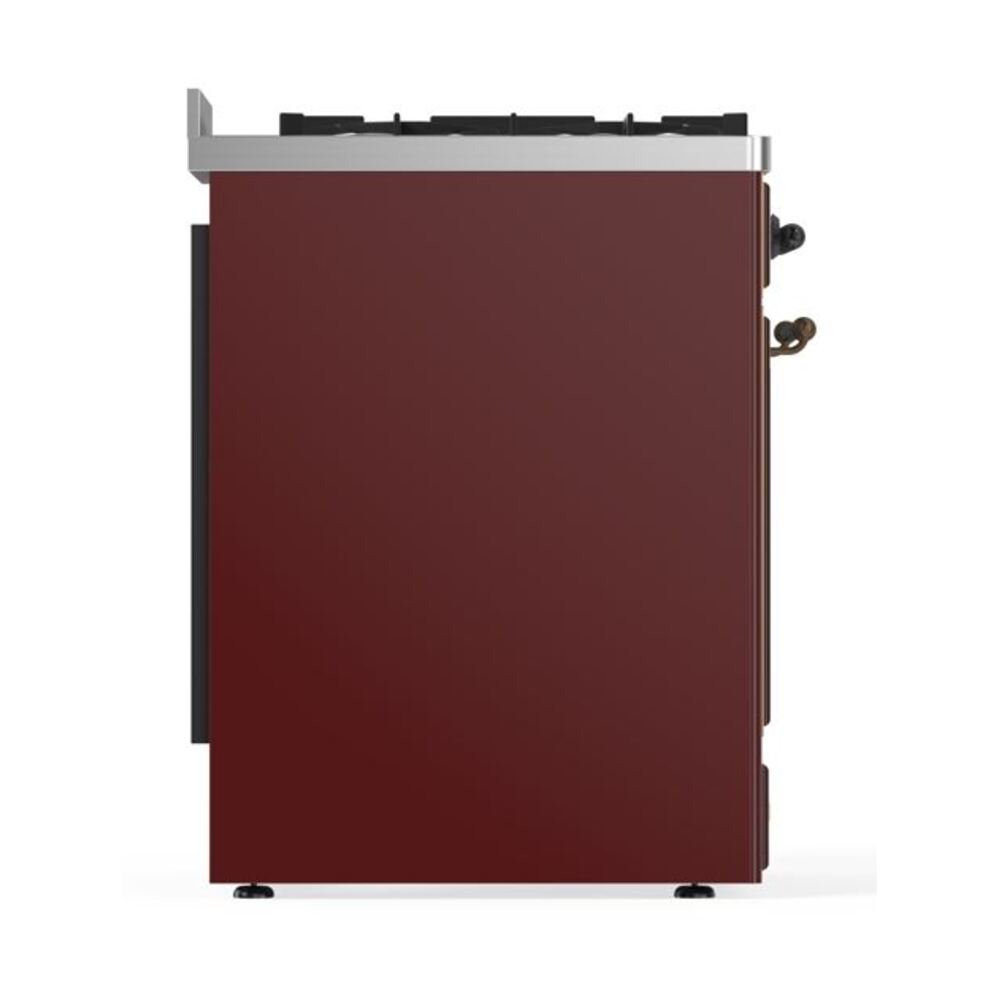 ILVE_UM30DNE3BUBLP_Majestic_II_30"_Dual_Fuel_Range_Right_Angle