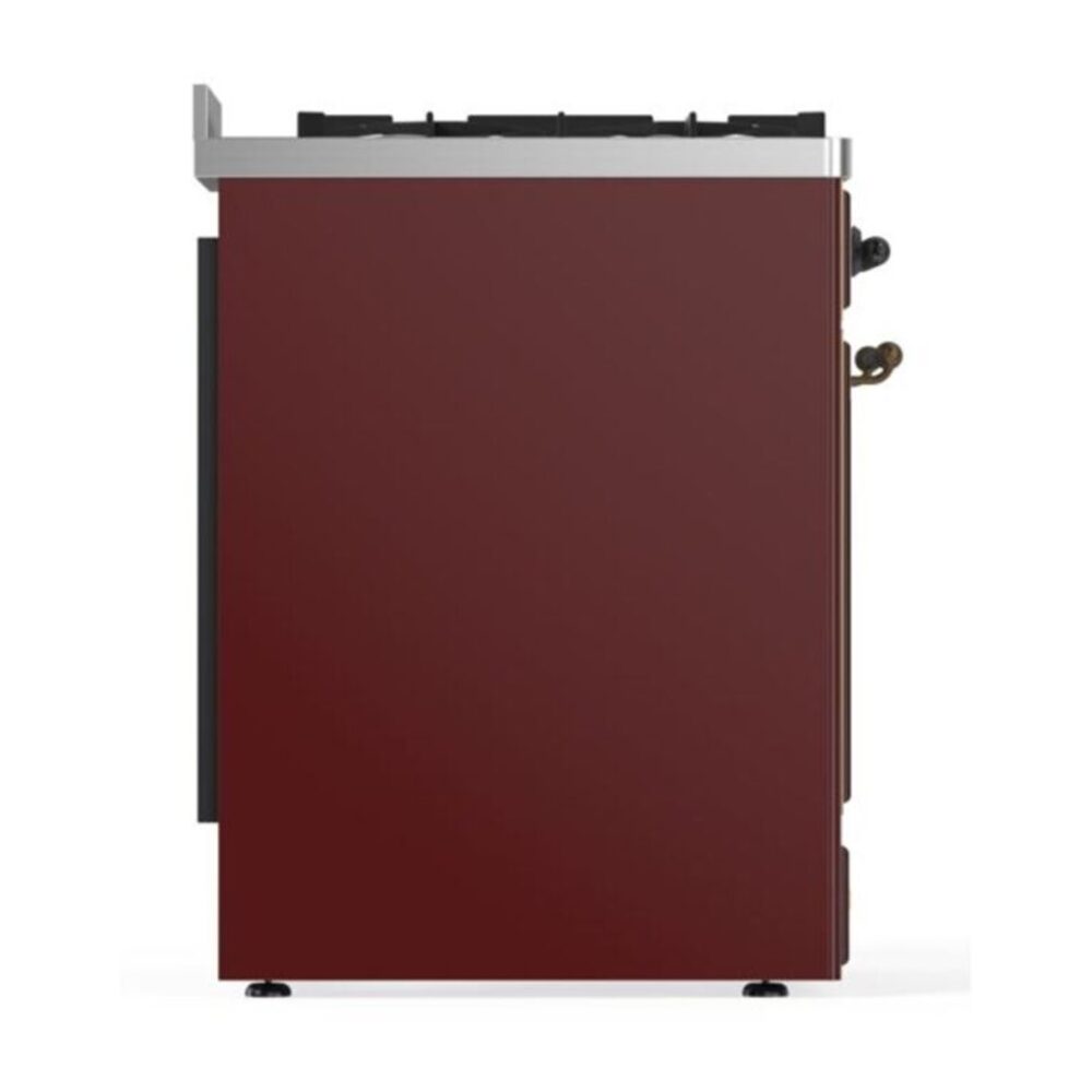 ILVE_UM30DNE3BUB_Majestic_II_30"_Dual_Fuel_Range_Right_Angle
