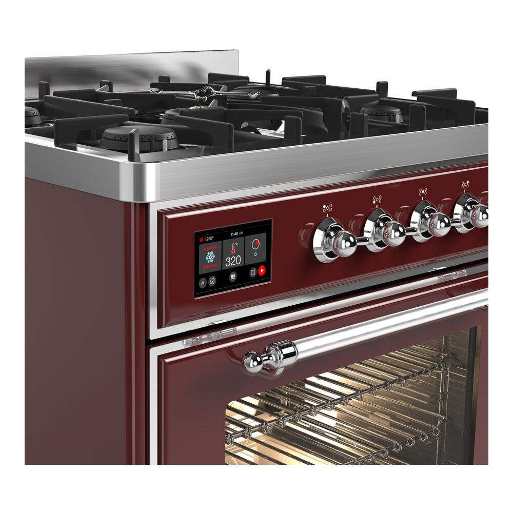 ILVE UM30D Majestic II 30 inch Dual Fuel Range with 5 Burners