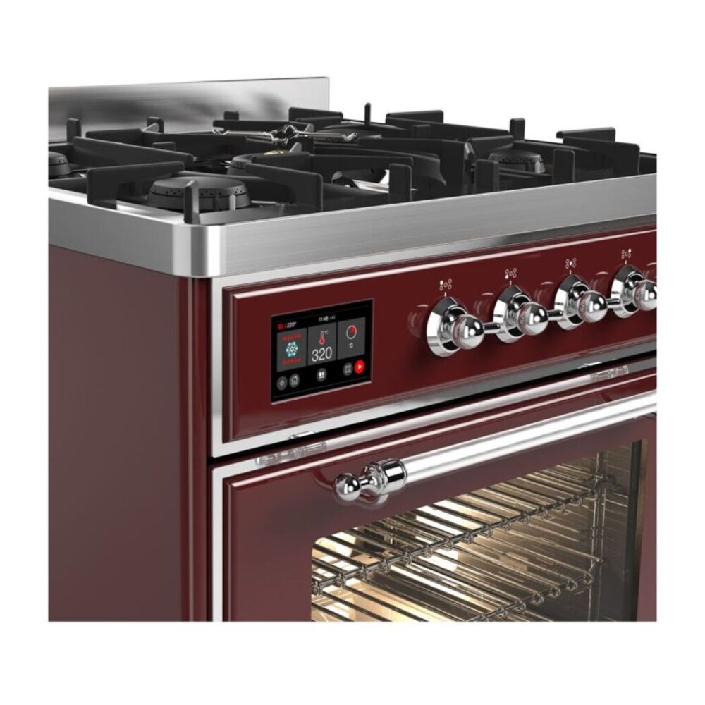 ILVE UM30D Majestic II 30 inch Dual Fuel Range with 5 Burners