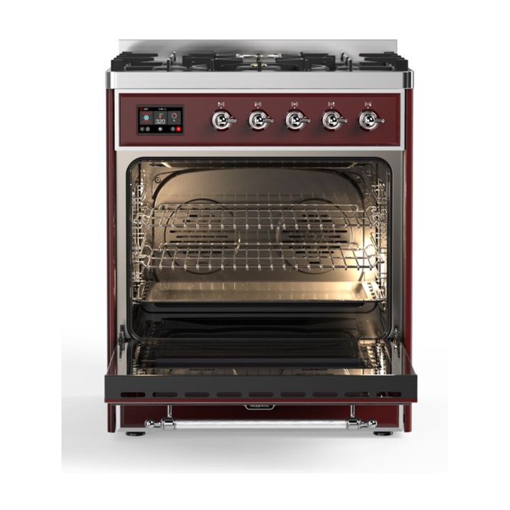 ILVE_UM30DNE3BUC_Majestic_II_30_Dual_Fuel_Range_Front_View