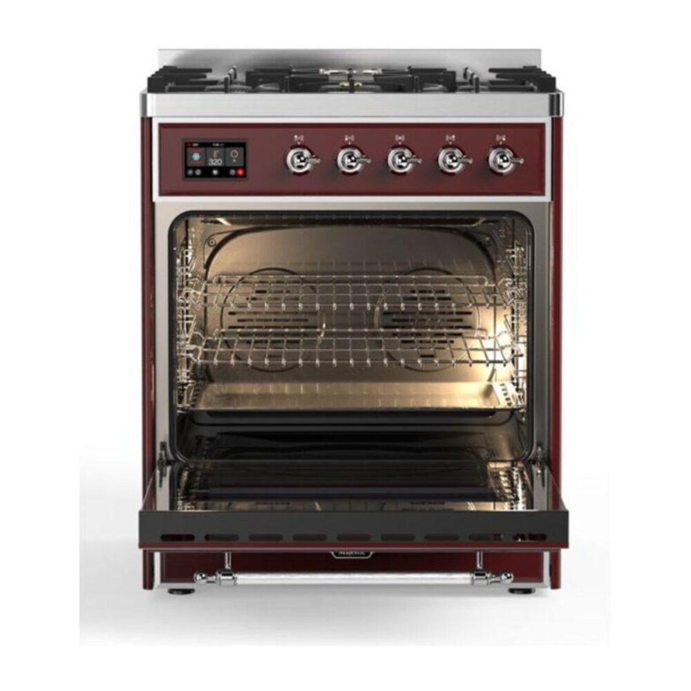 ILVE_UM30DNE3BUC_Majestic_II_30_Dual_Fuel_Range_Front_View
