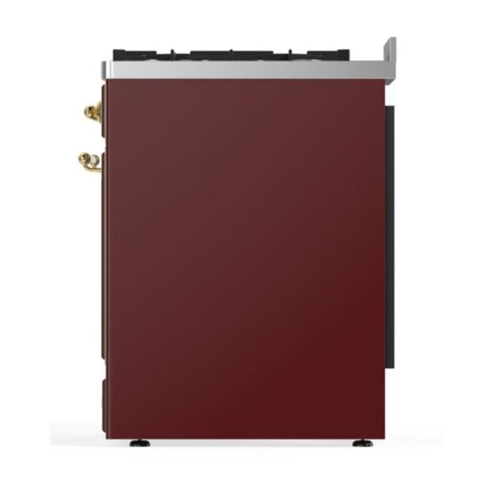 ILVE_UM30DNE3BUGLP_Majestic_II_30"_Dual_Fuel_Range_Left_Angle