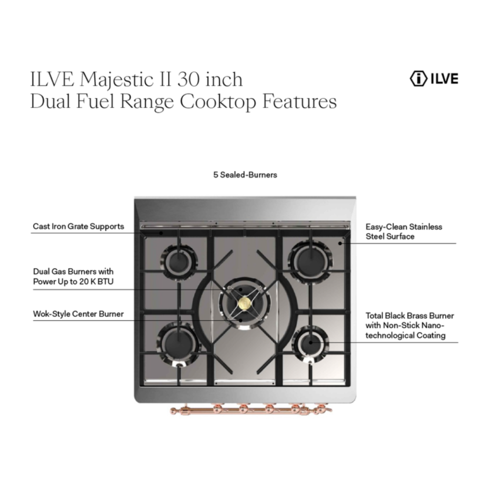 UM30DNE3BUG - cooktop features