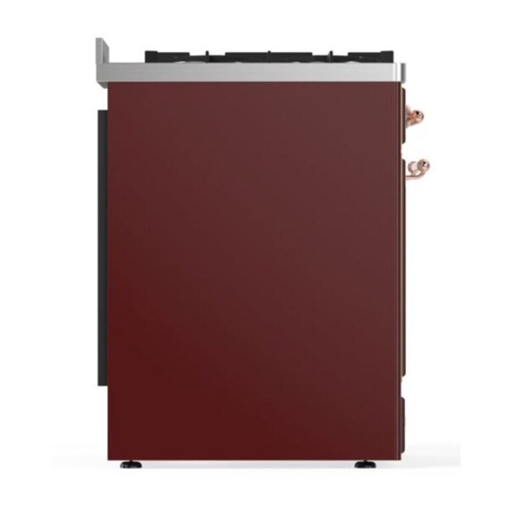 ILVE_UM30DNE3BUPLP_Majestic_II_30"_Dual_Fuel_Range_Right_Angle