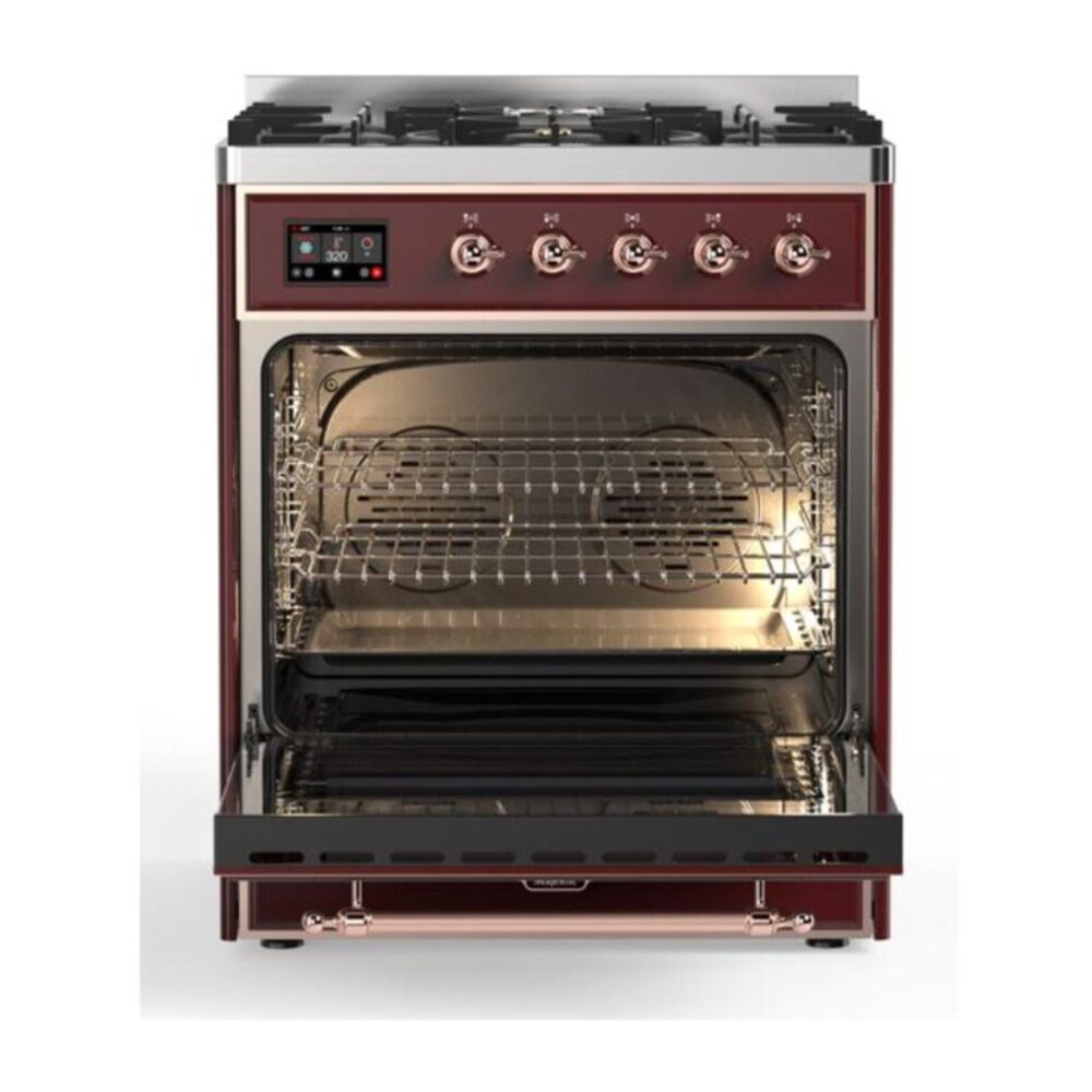 ILVE_UM30DNE3BUP_Majestic_II_30_Dual_Fuel_Range_Front_View