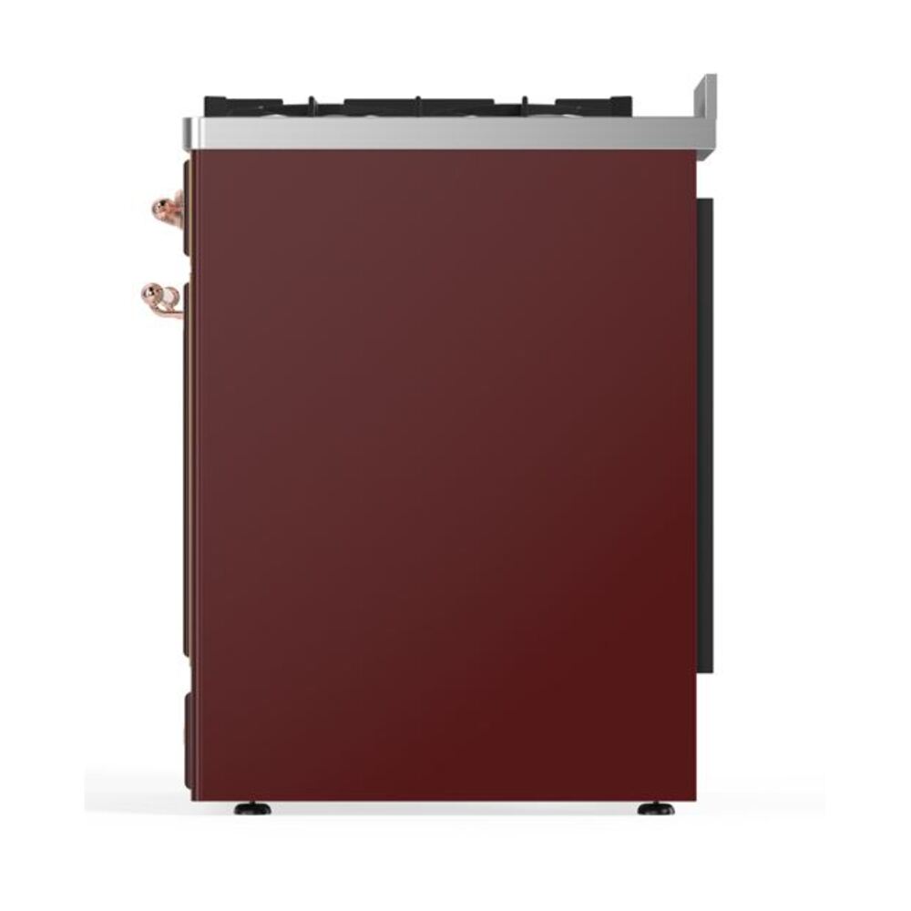 ILVE_UM30DNE3BUP_Majestic_II_30_Dual_Fuel_Range_Left_Angle