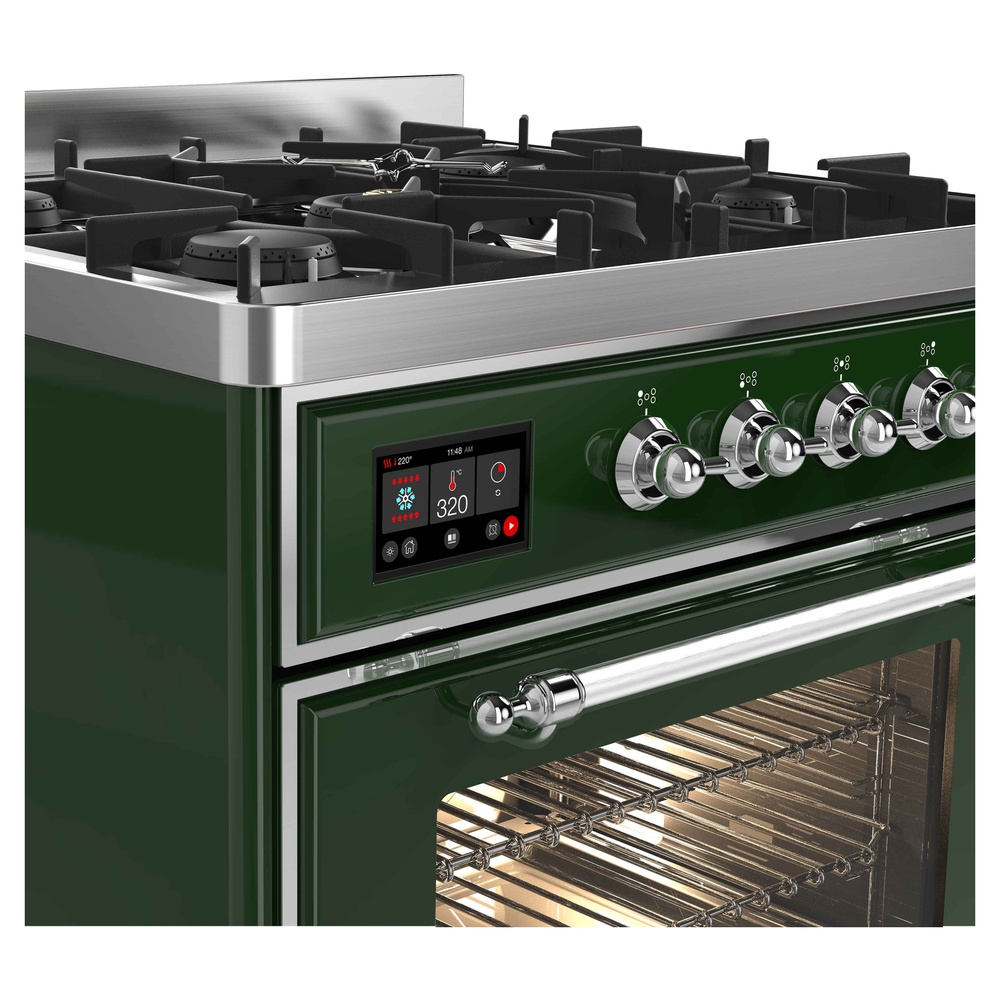 ILVE_UM30DNE3EGCLP_Majestic_II_30"_Dual_Fuel_Range_front