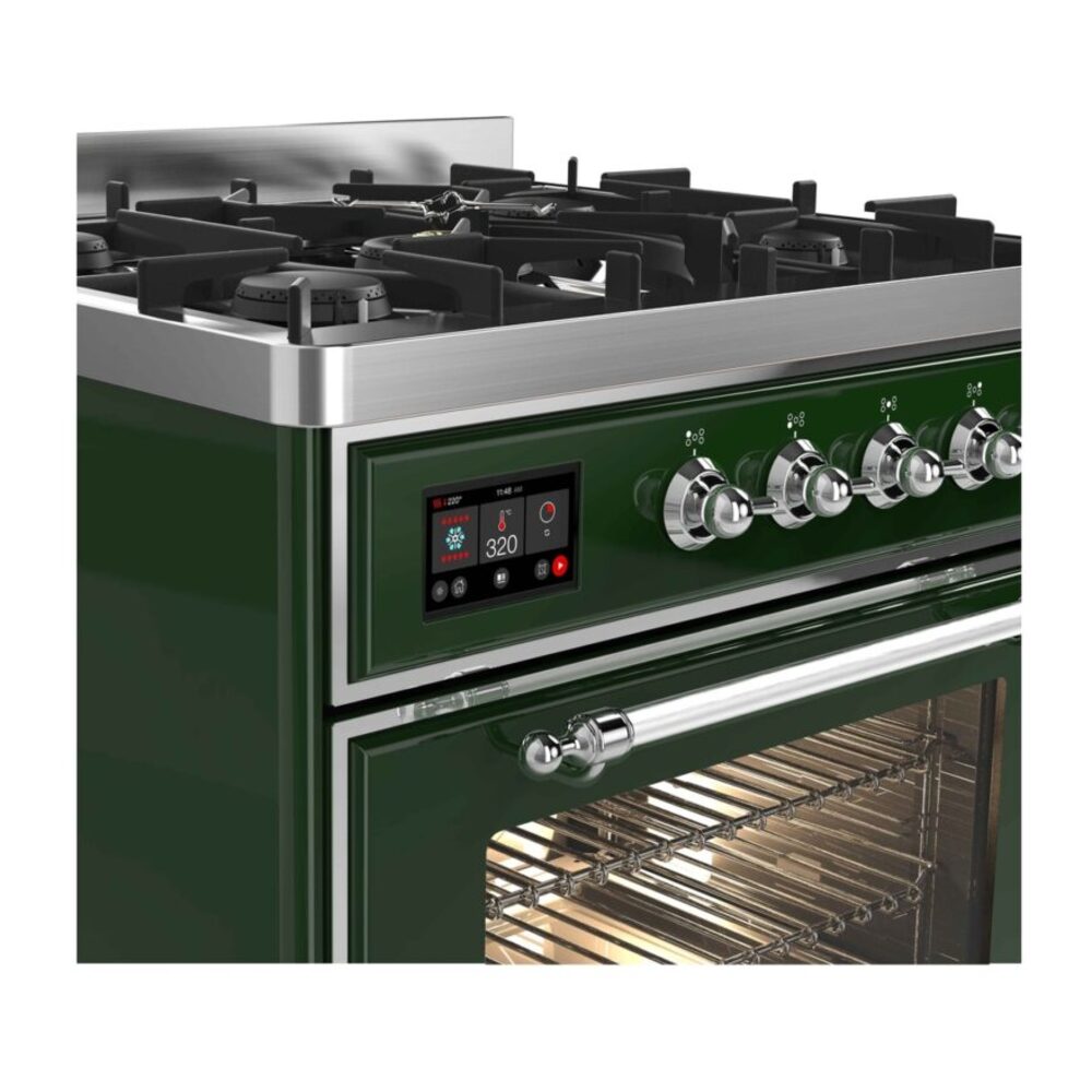ILVE_UM30DNE3EGCLP_Majestic_II_30"_Dual_Fuel_Range_front