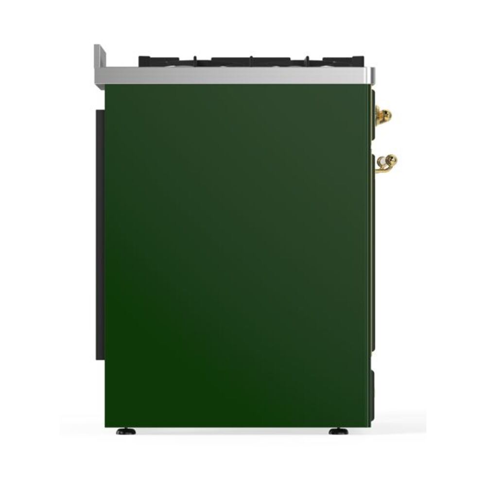 ILVE_UM30DNE3EGGLP_Majestic_II_30"_Dual_Fuel_Range_left_side